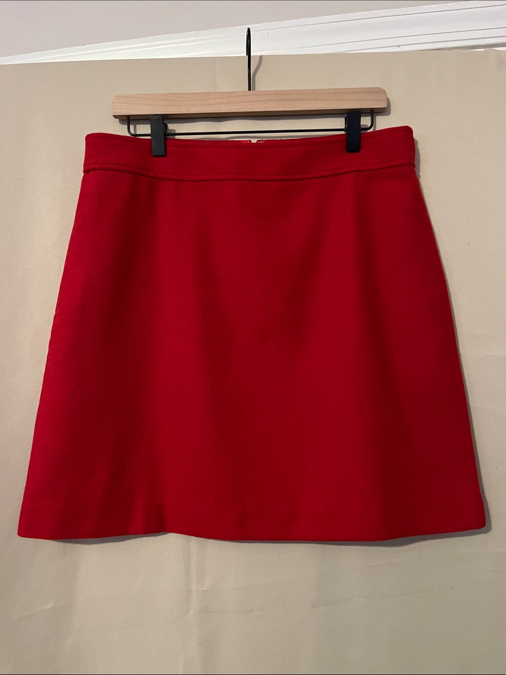 J. Crew Factory Red A-Line Women's Skirt